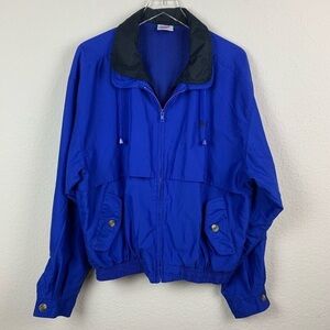 VINTAGE Speedo Blue Zip Front Windbreaker Jacket